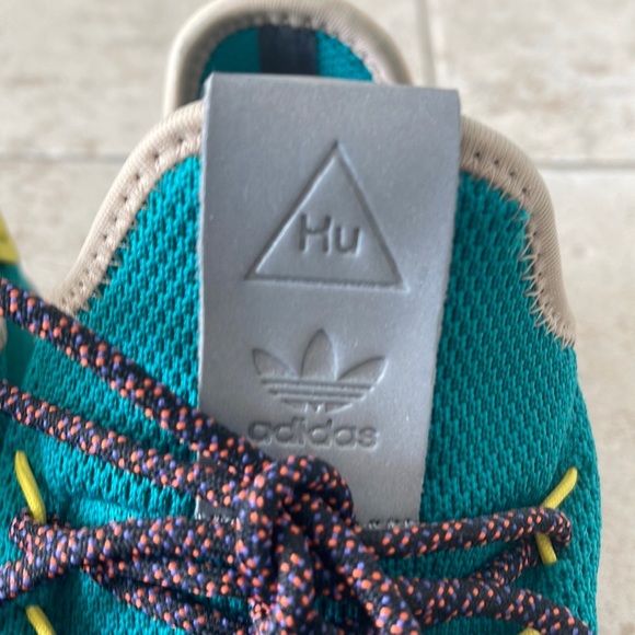 Adidas Tennis 🎾 HU 🧩 Pharrell Teal Size US 11 - Picture 2 of 7